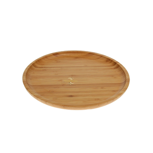 Natural Bamboo Plate Eco-Friendly Biodegradable Round Classic Design <b>Dinnerware</b> for Restaurant Wholesale Vietchoice - Product Image 4