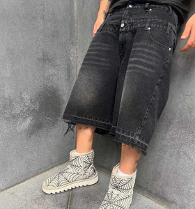 Pantalones Cortos Casuales de Verano para Hombre de Alta Calidad, Diseño de Doble Cintura, 100% Algodón, Anti-UV, Transpirables, Ecológicos, Personalizables - Product Image 5