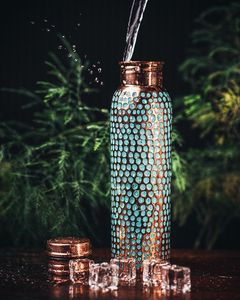Botella de Agua de Cobre Milton, Diseño Clásico, Ecológica, Gran Capacidad, Portátil, para Viajes, con Tapa - Product Image 5