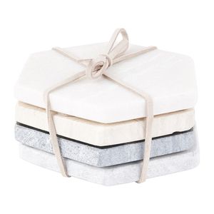 Sous-verres en marbre écologiques de qualité supérieure, durables et lavables, napperons et dessous de plat RR ENTERPRISES Modèle RR202517226 - Product Image 1