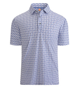 เสื้อเชิ้ตผู้ชาย แขนสั้น ทรงเข้ารูป แห้งเร็ว ผ้าโพลีเอสเตอร์ 80% สแปนเด็กซ์ 20% พิมพ์ลายทั่วตัว ทรงโอเวอร์ไซส์ กันยับ - Product Image 6
