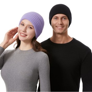 Gorro de Invierno de Punto Integrado de Alta Gama para Hombre y Mujer, Gorro Cálido de Color Sólido, Gorro para el Frío - Product Image 6