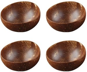 Ensemble de bols en noix de coco fabriqués à la main Ustensiles de cuisine en coquille naturelle écologique pour salades smoothies et mode de vie durable par 99 Gold Data - Product Image 6