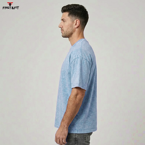 T-shirt délavé à l'acide de haute qualité 2026 pour hommes – Confortable pour le fitness et les loisirs - Product Image 5