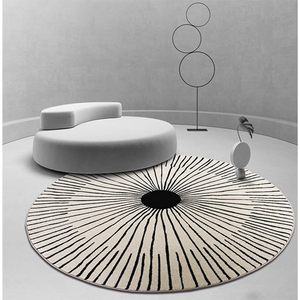 Tapis en laine biologique moderne personnalisé, fait main, motif yeux, antidérapant, réversible, adapté aux animaux domestiques, à poils longs, lavable, pour salon et décoration intérieure - Product Image 2
