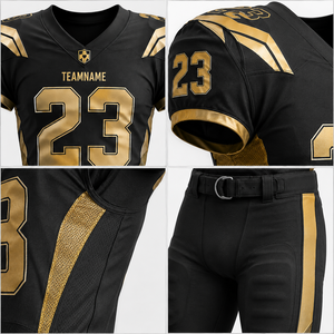Custom Heavy Duty American Football Uniform <b>Set</b> Cut and <b>Sew</b> Mesh Jersey and Integrated Pants for Youth Adult Teams - Product Image 5