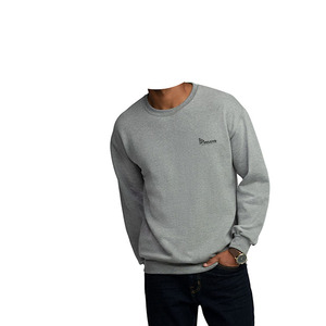 Sudadera Lisa de Forro Polar Grueso para Hombre y Mujer, con Logo Personalizado, Cuello Redondo, Estilo Casual de Invierno, Venta al por Mayor - Product Image 1