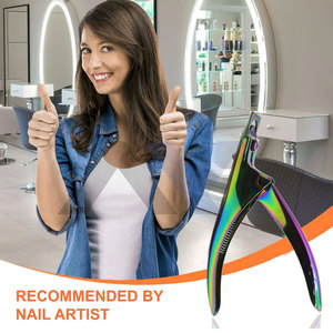 Cortadores de Uñas Acrílicas - Cortadores de Uñas Postizas Ergonómicos, Recortadores de Puntas de Uñas, Herramientas para Manicura y Pedicura - Product Image 4