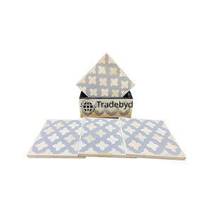 Posavasos Moderno con Incrustaciones de Hueso, Adorno Decorativo para Mesa, Tradebyd - Product Image 3