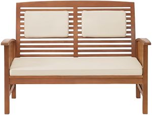 Juego de sofá hecho a mano moderno de madera maciza de eucalipto para patio al aire libre con cojines para hoteles Courtyard Villas Gardens-Vietnam - Product Image 2