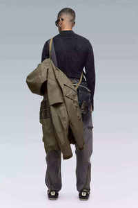 Veste technique pour homme, streetwear tactique, coupe-vent, imperméable, cyberpunk, cargo, multi-poches, à capuche, utilitaire, urbaine, pour l'extérieur - Product Image 5