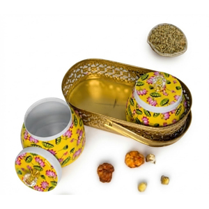 Ensemble de plateaux décoratifs en fer Meenakari Pichwai, motif floral moderne, pour Diwali, mariage, festival, artisanat traditionnel indien, multifonctionnel - Product Image 5