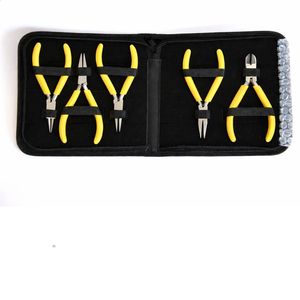 LUMINEX IMPEX High-quality Stainless Steel Black Handle Emerald Cut Jewelry Making <b>Pliers</b> <b>Set</b> for Jewelry Polishing 6 Models - Product Image 2