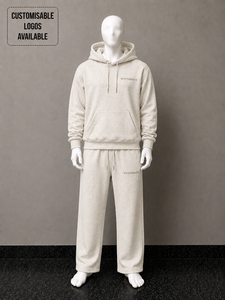Conjunto de Felpa Premium Personalizado de 300-500GSM para Hombre: Sudadera con Capucha y Pantalones Deportivos Oversize de 2 Piezas - Product Image 5