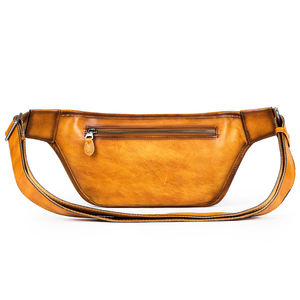 Bolso Bandolera de Cuero Genuino Impermeable para Hombre, Riñonera de Cuero para Hombre, Bolso Cruzado de Cuero para el Pecho - Product Image 2