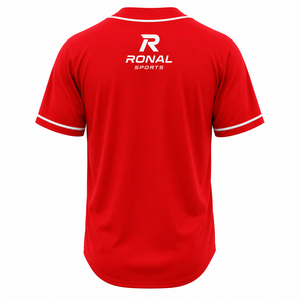 Camiseta de Béisbol Ligera y Suave para Hombre, Talla Grande, 100% Poliéster, Manga Corta, Absorbe la Humedad, Antibacteriana, Transpirable, Protección UV - Product Image 2