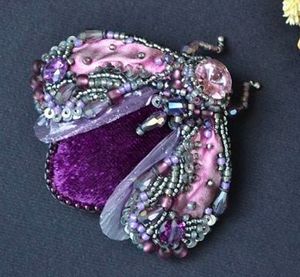 MD HANDICRAFTS Handmade Embroidered Brooch Intricate Bead Thread Work Customizable Design Made Uttar Pradesh for Wedding - Product Image 2