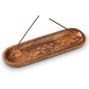 Porta Incienso Portátil de Bambú para Meditación, Yoga y Oración, Decoración para el Hogar, Hecho en India - Product Image 5