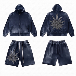Conjuntos deportivos para hombre, conjunto de dos piezas, chándal para correr, transpirable, recién llegado, ropa para hombre, conjunto corto en venta - Product Image 1