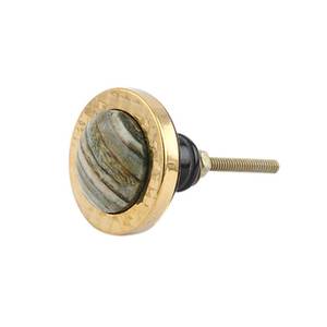 Poignées de porte en métal gris pour porte principale, boutons ronds pour tiroirs, poignées élégantes pour armoires, meubles et décoration intérieure - Product Image 6