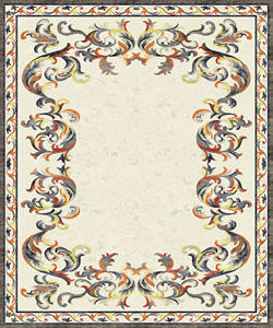 Tapis moderne tufté en laine ivoire à boucles longues, antidérapant et doux pour animaux, idéal pour salon et entrée. - Product Image 3