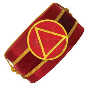 Élégant chapeau maçonnique en forme d'arche pour collection de insignes fraternels, chapeau maçonnique artisanal avec détails de fabrication raffinés - Product Image 2