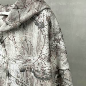 Sudadera con Capucha de Camuflaje de una Pieza, a la Moda, Personalizada, Extra Grande, 100% Algodón, Invierno, Patrón RealTree, Ropa Urbana, Logotipo Personalizado - Product Image 5