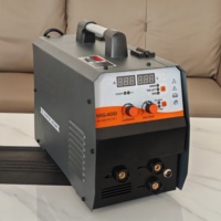 Machine à souder MIG-400 3-en-1 sans gaz, MIG 350A, inverseur IGBT avec fonction pulsée pour la soudure de l'acier inoxydable/du cuivre