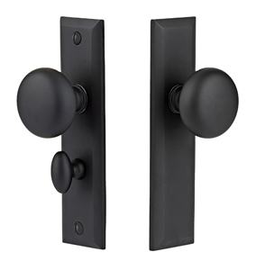 มือจับประตูคู่สแตนเลสสีดำทันสมัยสำหรับเฟอร์นิเจอร์บ้าน ปรับแต่งได้ พร้อมกุญแจล็อคแบบมีปุ่มกด - Product Image 1