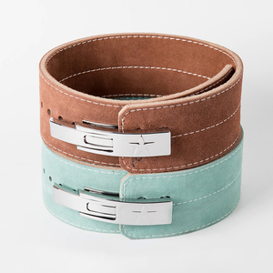 Ceinture de fitness personnalisée en cuir de vachette respirante avec levier, pour entraînement, soutien lombaire, musculation, haltérophilie, powerlifting, squat - Product Image 6
