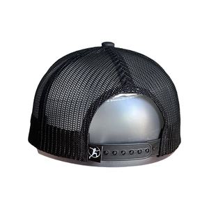 Casquette de camionneur en maille respirante imperméable de haute qualité à 6 panneaux pour une utilisation régulière, design vierge, unisexe, emballage en carton, Vietnam - Product Image 3