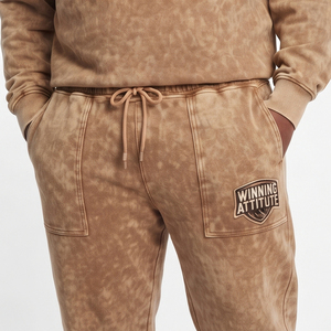 Ensemble de survêtement personnalisé imprimé en relief, fabricant en gros, 100% coton molletonné, sweat-shirt et pantalon de jogging, ensemble de jogging - Product Image 4