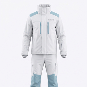 Traje de Esquí para Deportes de Invierno al Aire Libre MALUZA INDUSTRIES OEM, Chaqueta de Nieve Impermeable con Capucha y Protección Contra el Viento de 10,000 mm - Product Image 1