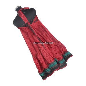 Nuevo Vestido Largo de Seda Estilo Bohemio Vintage para Mujer, Elegante Vestido de Playa Multicolor sin Mangas con Cuello en V para Adultos, Vestido de Noche - Product Image 4