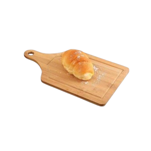 Tabla de cortar ecológica de bambú natural con asa, tabla de cortar de madera duradera para cocina, tabla para servir verduras y carne - Product Image 1