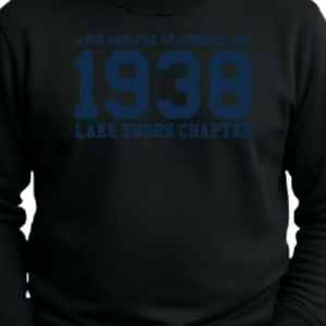 Sweat-shirt graphique noir pour homme 1938, pull décontracté à manches longues, streetwear quotidien, vêtement confortable pour un style de vie actif - Product Image 6