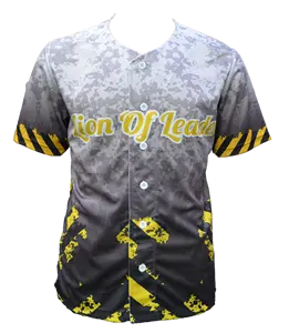Survêtement de football personnalisé votre propre conception impression chemises de baseball meilleure vente équipe porter bouton complet pas cher maillot de baseball chemise de football - Product Image 1