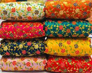 ผ้าไหมดิบ ผ้าไหมบังกาลอร์ ผ้าไหมมุลบาเร ผ้าไหมทอมือ ผ้าไหมดิบเนื้อสัมผัสธรรมชาติ ผ้าไหมดิบย้อมสี ผ้าไหมดิบสำหรับตกแต่ง - Product Image 3