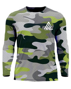 Camisetas de Pesca Profesionales Unisex de Verano con Protección Solar UV, Manga Larga, Personalizadas, UPF 50, 100% Poliéster, Secado Rápido y Transpirables - Product Image 5