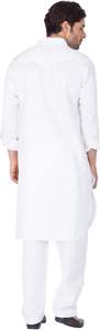 <b>Mens</b> Traditional Cotton Kurta <b>Pajama</b> <b>Set</b> Custom Logo Islamic Clothing OEM Service Bulk Supply All Seasons Customizable - Product Image 5