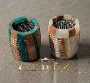 Brûleur d'encens électrique en bois, diffuseur d'aromathérapie en résine, support filtré pour Bakhoor, pour décoration religieuse - Product Image 2