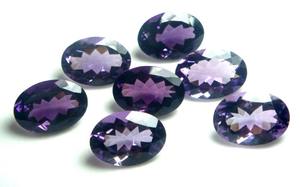 Wow, amatista púrpura, tamaño libre, sin calor, 100% piedras preciosas sueltas naturales, forma ovalada, corte facetado de 10x14MM para joyería a bajo precio de mercado - Product Image 3