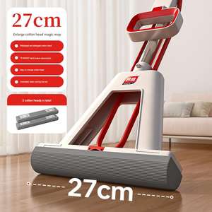 Ev ofis mutfak kendini sıkma zemin paspası yumuşak parke kiremit temizleyici araçları süper emici kafa sıkmak sünger Mops - Product Image 1