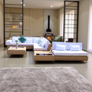 PRSF-211 - <b>Poly</b> <b>Rattan</b> BIG Z Sofa Set OUTDOOR - Product Image 4