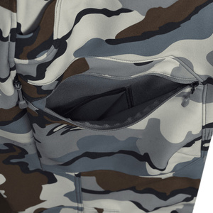 Pantalon de travail camouflage pour homme, taille haute, plusieurs poches, séchage rapide, 100% polyester, pour l'automne - Product Image 4