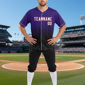 Uniforme de Béisbol Personalizado de Poliéster Transpirable para Hombre - Ropa Deportiva Profesional para Equipos - Product Image 5