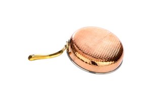 Top Selling Products Frying Cooking Serving Dishes Metal <b>Copper</b> Sauce Fry Tadka Pan Brass <b>Handle</b> Home Hotel Restaurant <b>Kitchen</b> - Product Image 3