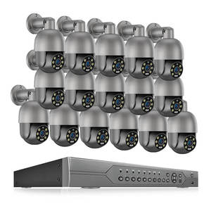 Système de caméra de sécurité POE 16 canaux en gros avec vue à 360° et disque dur de 3 To pour systèmes de surveillance - Product Image 1