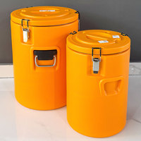 Ensemble de seaux à glace 4-en-1 pour fêtes, refroidisseurs portables, supports pour bouteilles de bière, bacs à boissons ronds pour le voyage et le camping
