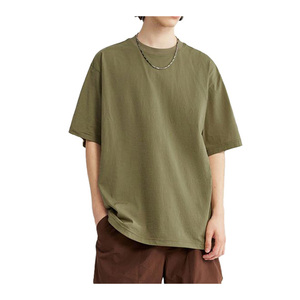 Camiseta <span class=keywords><strong>Negra</strong></span> Extra Grande para Hombre, Cuello Redondo, Algodón Premium, Corte Holgado, Estilo Urbano Informal, <span class=keywords><strong>Ropa</strong></span> de Calle - Product Image 4